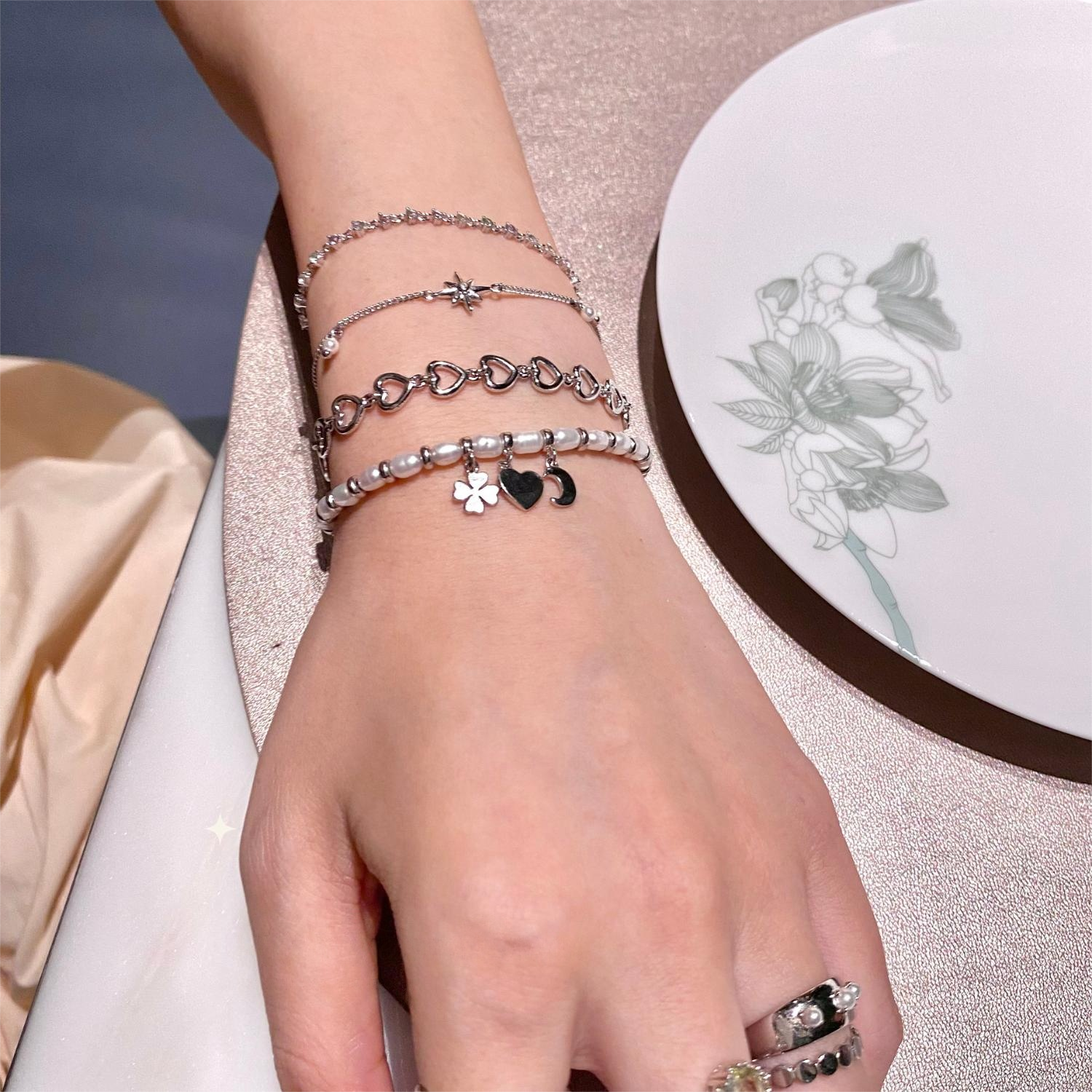 Pearl Charm Bracelet