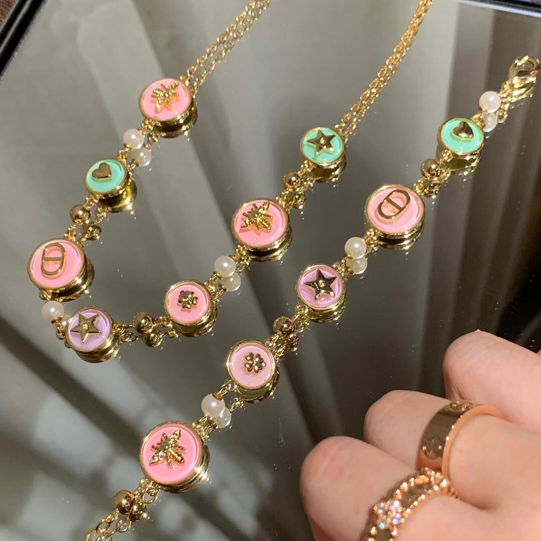 Dior Candy Necklace Bracelet