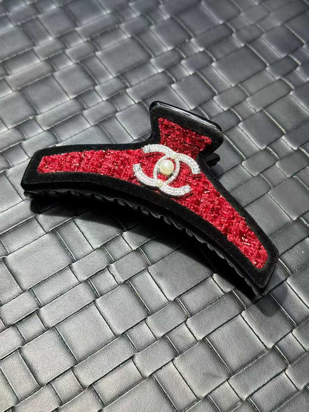 Chanel Hair Accessory Set (Two Claws + One Pin)