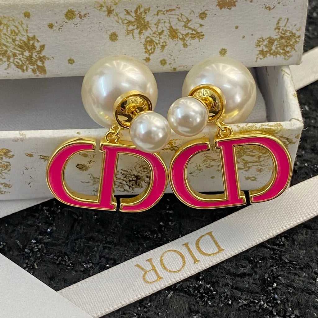 Dior Pink Earrings