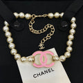 Chanel Pink Necklace Collections