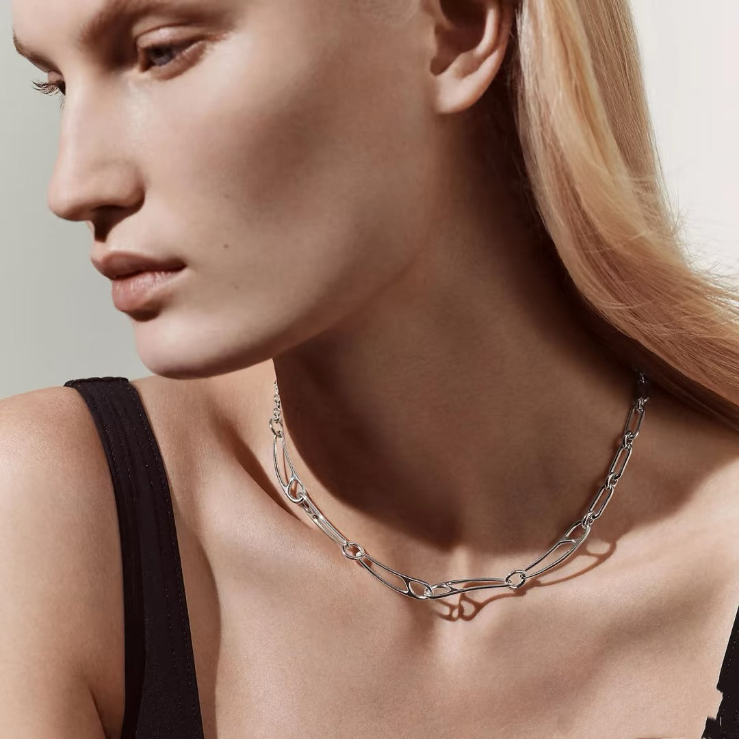 Hermes Chaine d’ancre Punk Necklace