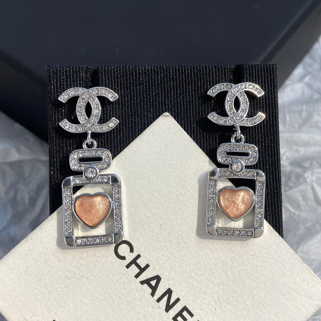 Chanel Perfume Bottle Earrings