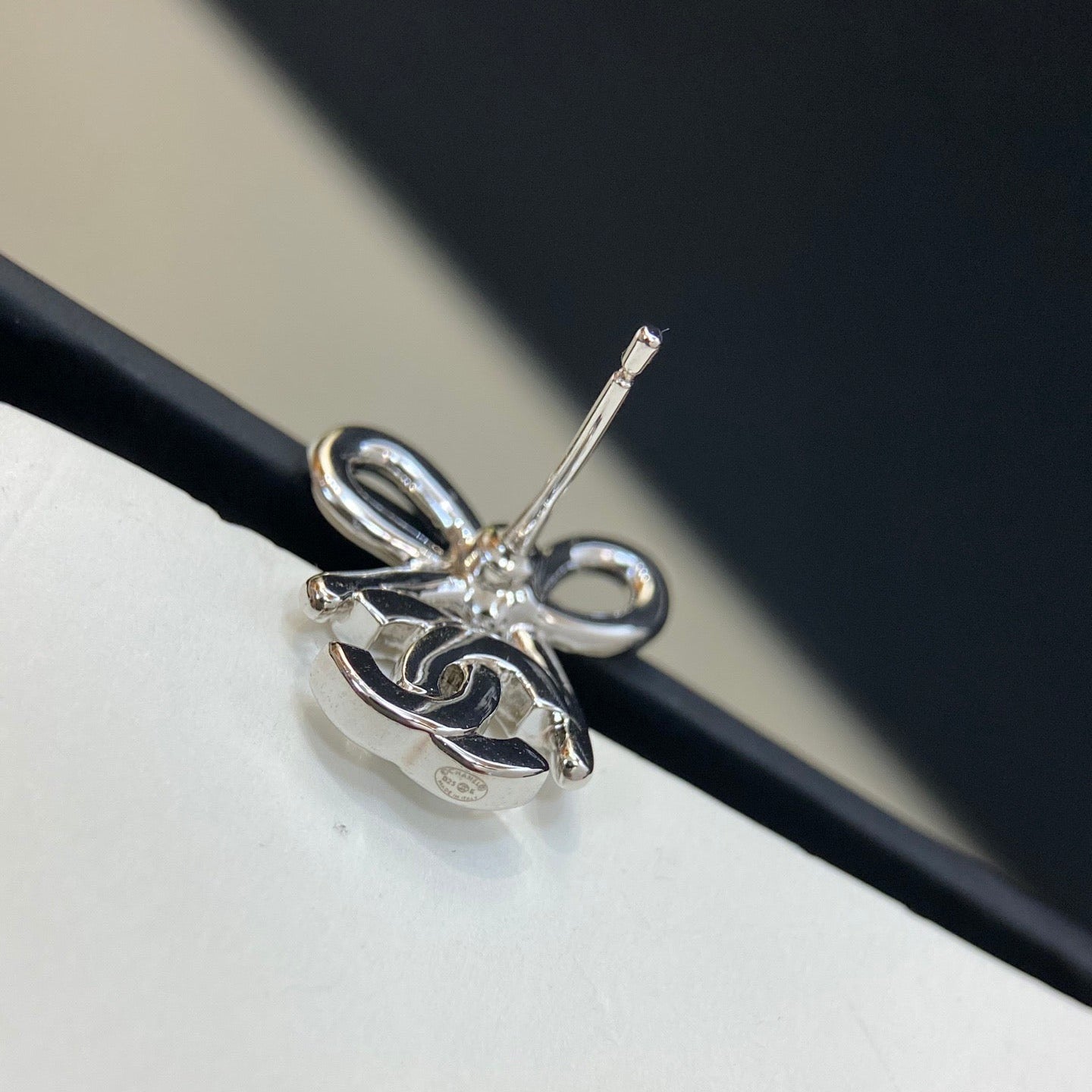 Chanel Bowknot Diamond Earrings