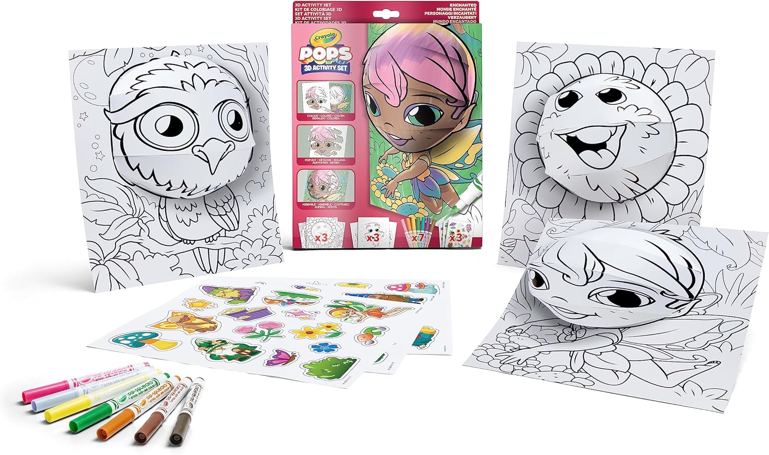 *Crayola POPS 3D Activity Set Enchanted