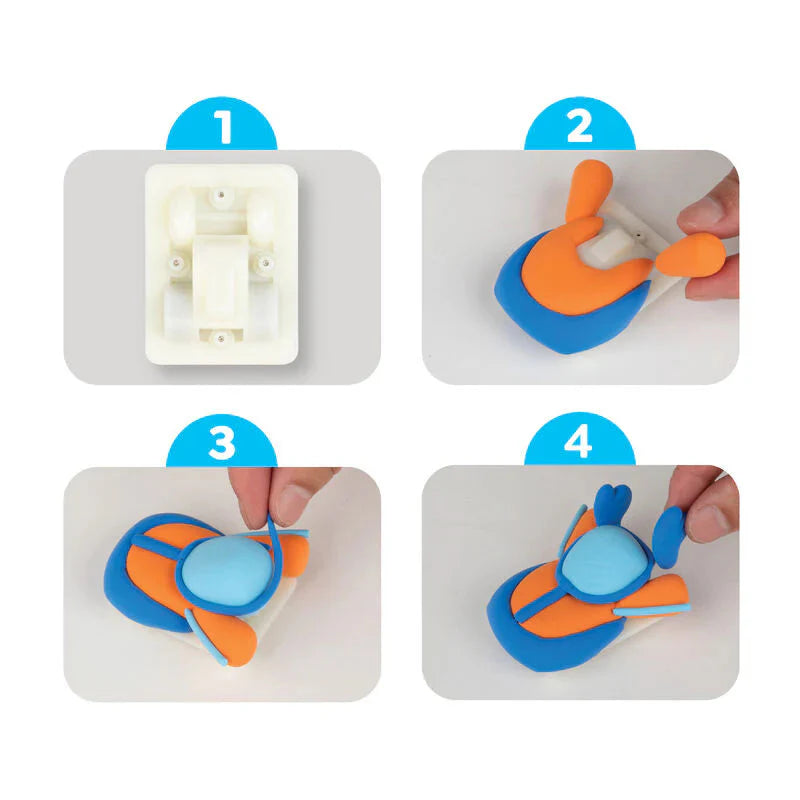 *Tiger Tribe Clay Craft - Pull Back Hovercraft