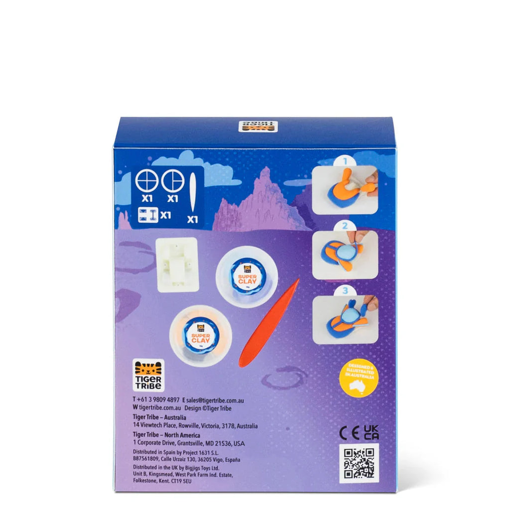 *Tiger Tribe Clay Craft - Pull Back Hovercraft