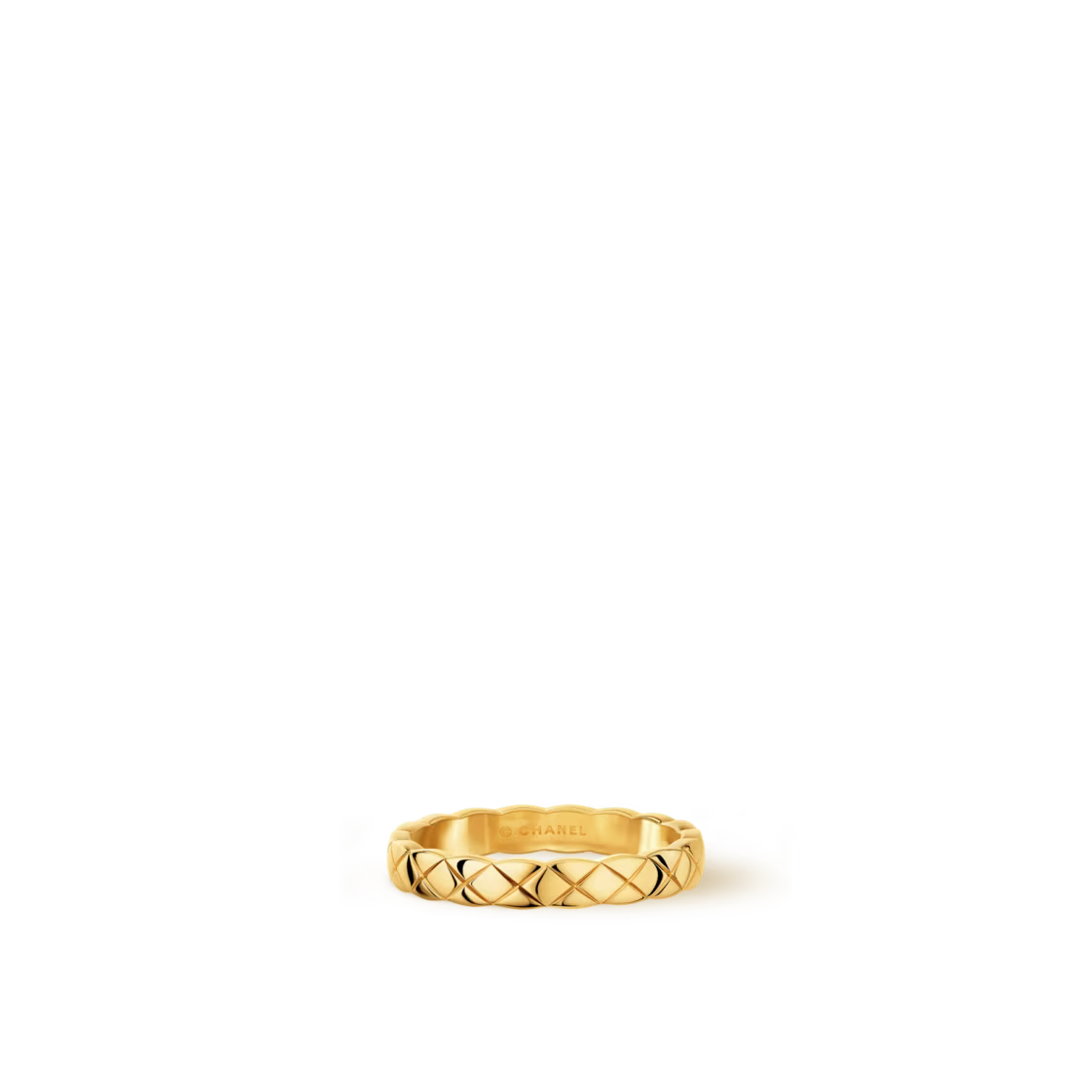 Chanel Coco Crush Ring Quilted Motif